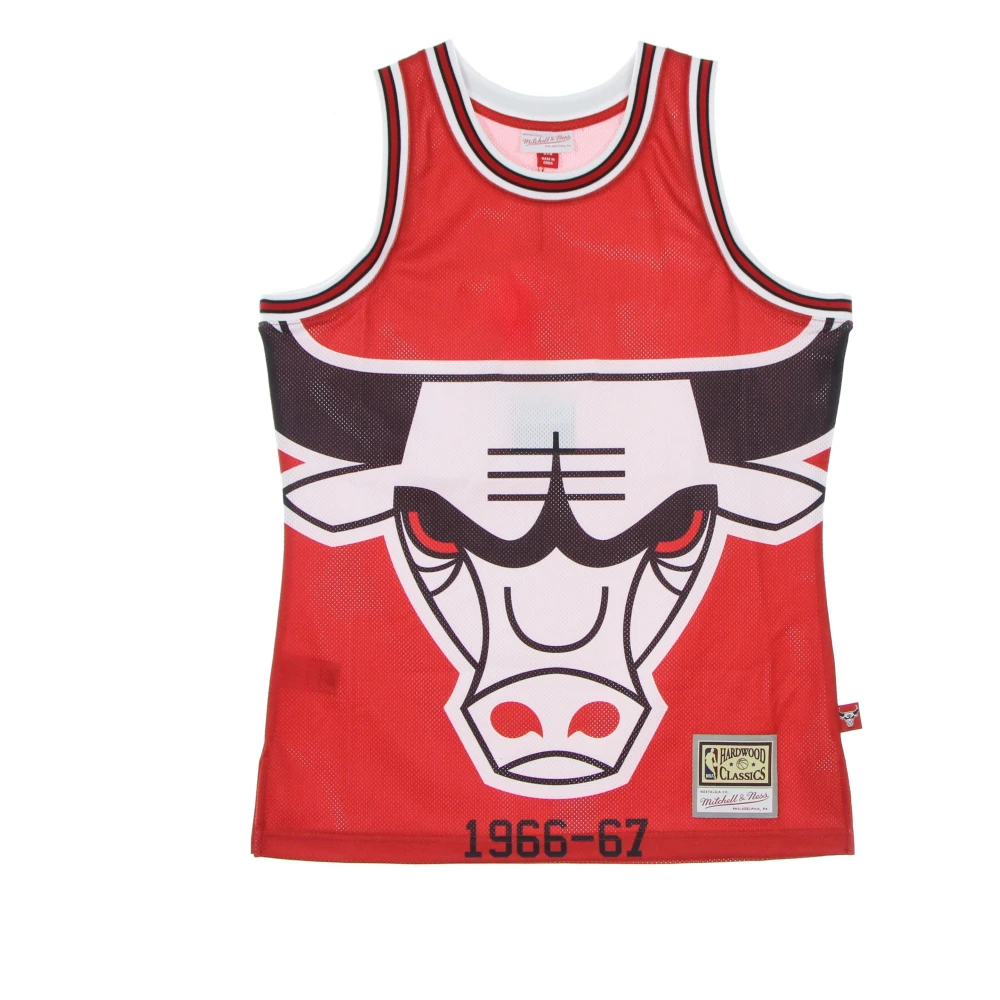 Mitchell & Ness Chicago Bulls Basketbal Tanktop Red Heren