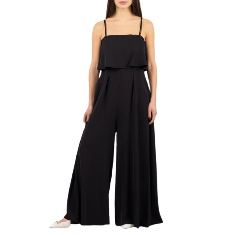 Hanita Vrouw Zwart Jumpsuits & Playsuits Dames, Xs, Jumpsuit