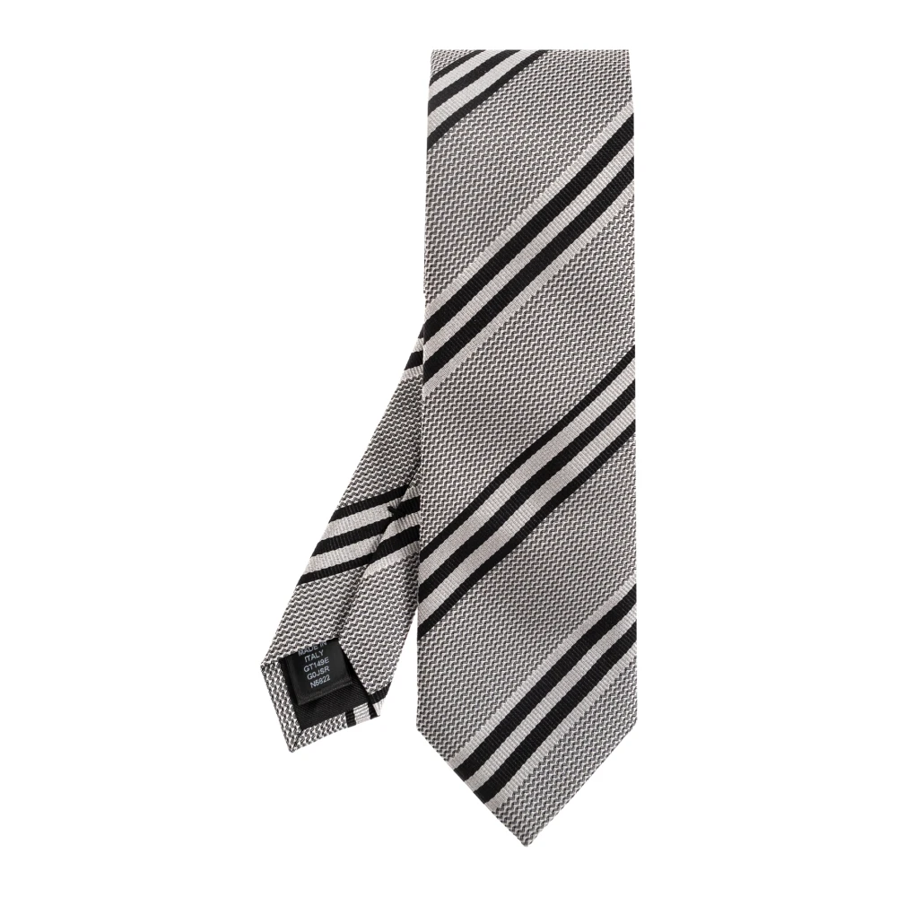Dolce & Gabbana Hombre Gris - Corbata De Seda - Accessories - One Size