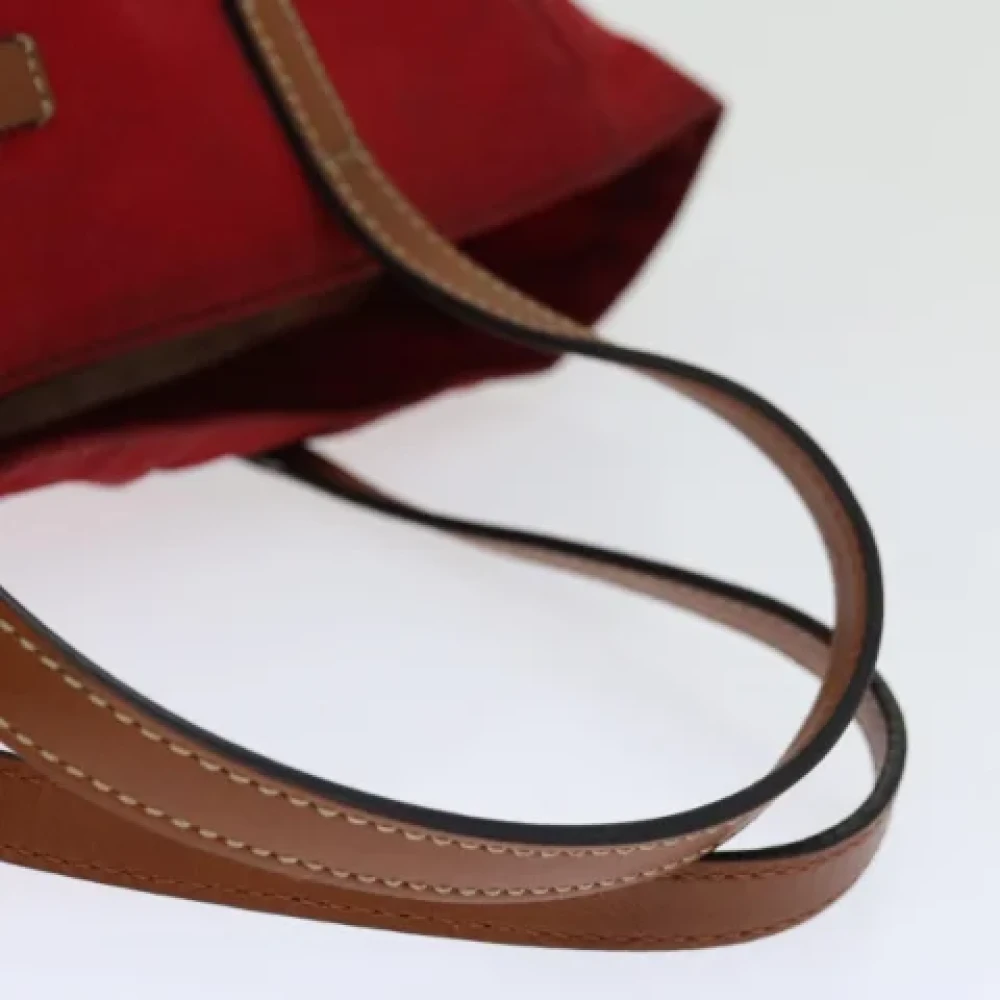 Gucci Vintage Pre-owned Canvas totes Red Dames