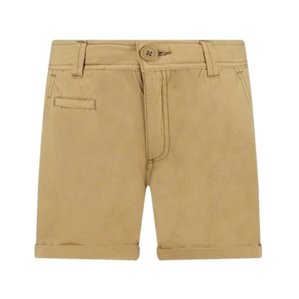 Pepe Jeans Boys Beige Chino Bermuda For