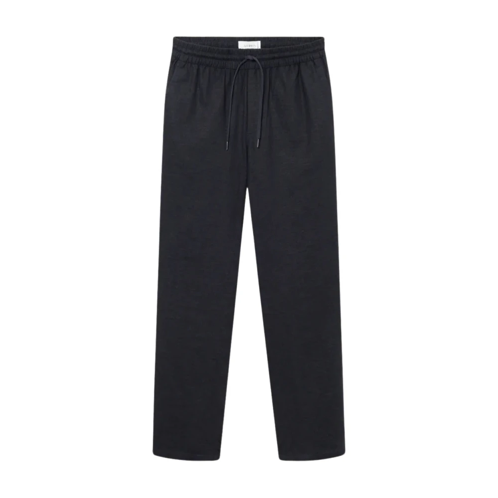 Les Deux Straight Trousers Blue Heren