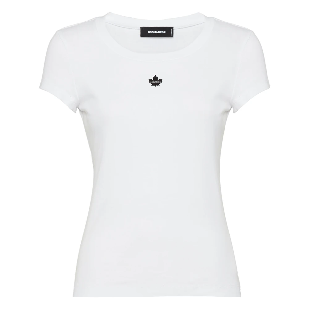 Dsquared2 Witte T-shirt voor mannen White Dames