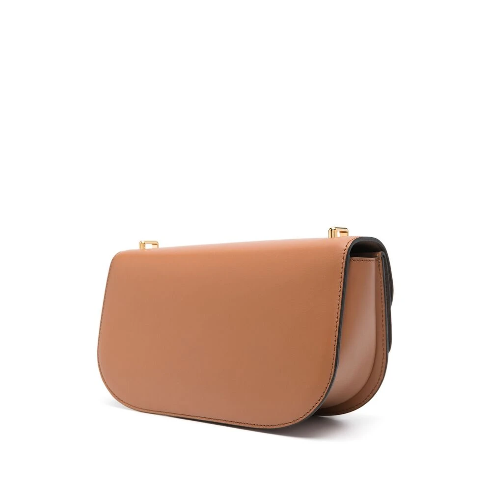 Furla Schoudertas van Glad Leer Brown Dames
