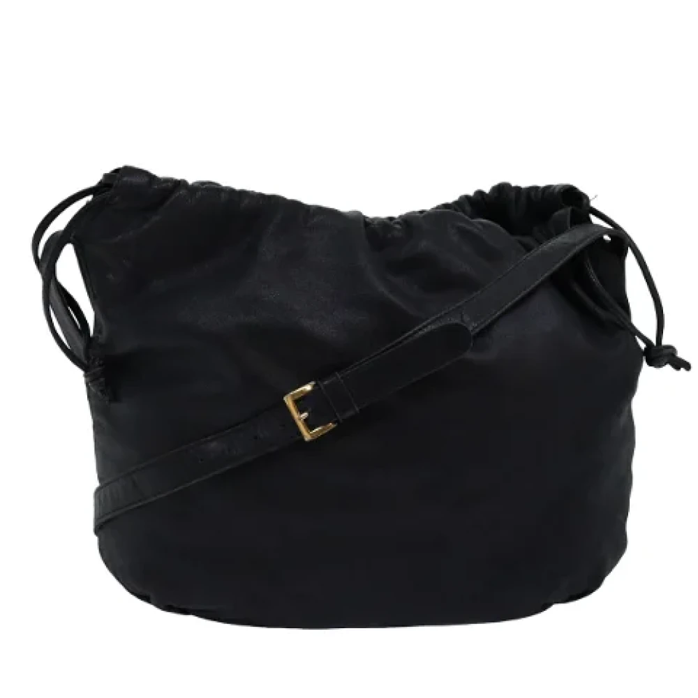Loewe Pre-owned Leather shoulder-bags Black Dames