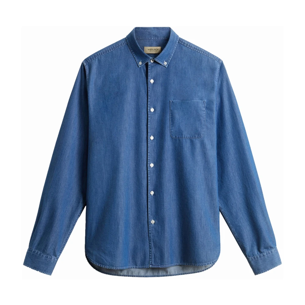 Shirts > Denim Shirts - - Woolrich - Modalova