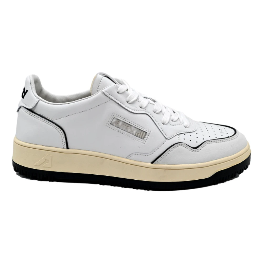 Autry White Sneakers, Male, 9 Uk, Shoes