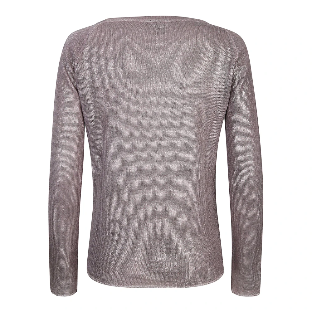 Avant Toi Linnen Truien Made in Italy Purple Dames