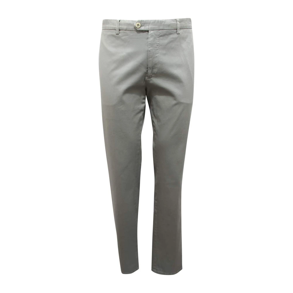 Etro Men's Gray Chinos, 2XL, Italian Style Trousers