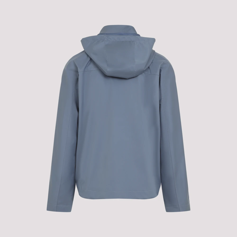 Kiton Avio Bomber Jacket Blue Heren