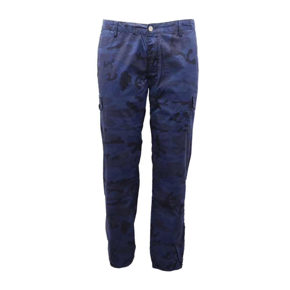 Hydrogen Hombre Pantalón Cargo Camuflaje Made In Italy