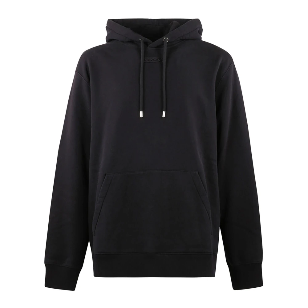 Lanvin Zwarte Sweatshirt Stijlvol Ontwerp Casual Wear Black Heren