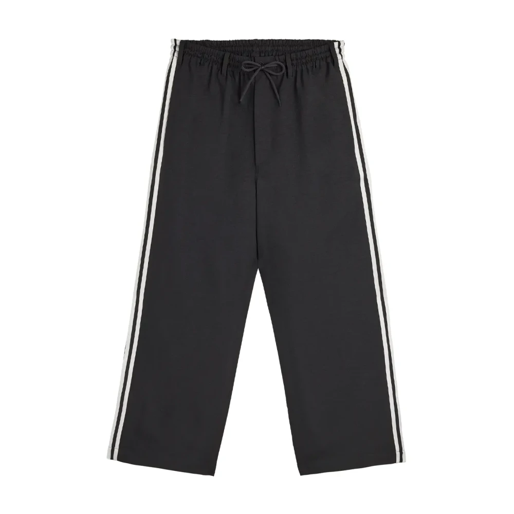 Adidas Men's Black Sport Uniform 3-Stripes Trousers - Training Trousers & Tights - M - Sport