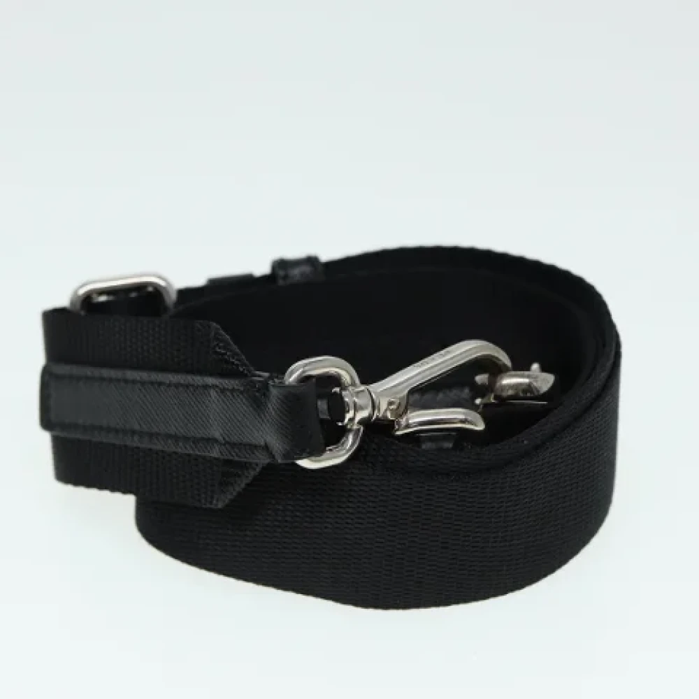 Prada Vintage Pre-owned Leather prada-bags Black Dames