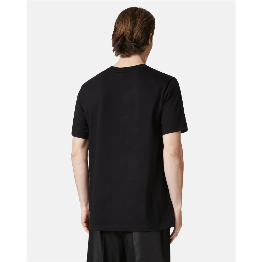 Iceberg Kortemouw T-shirt van katoenen jersey Black Heren