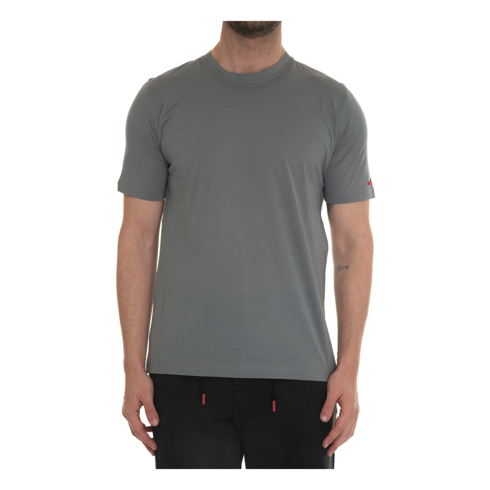 Kiton - Tops > T-Shirts - Gray - Kiton - Modalova