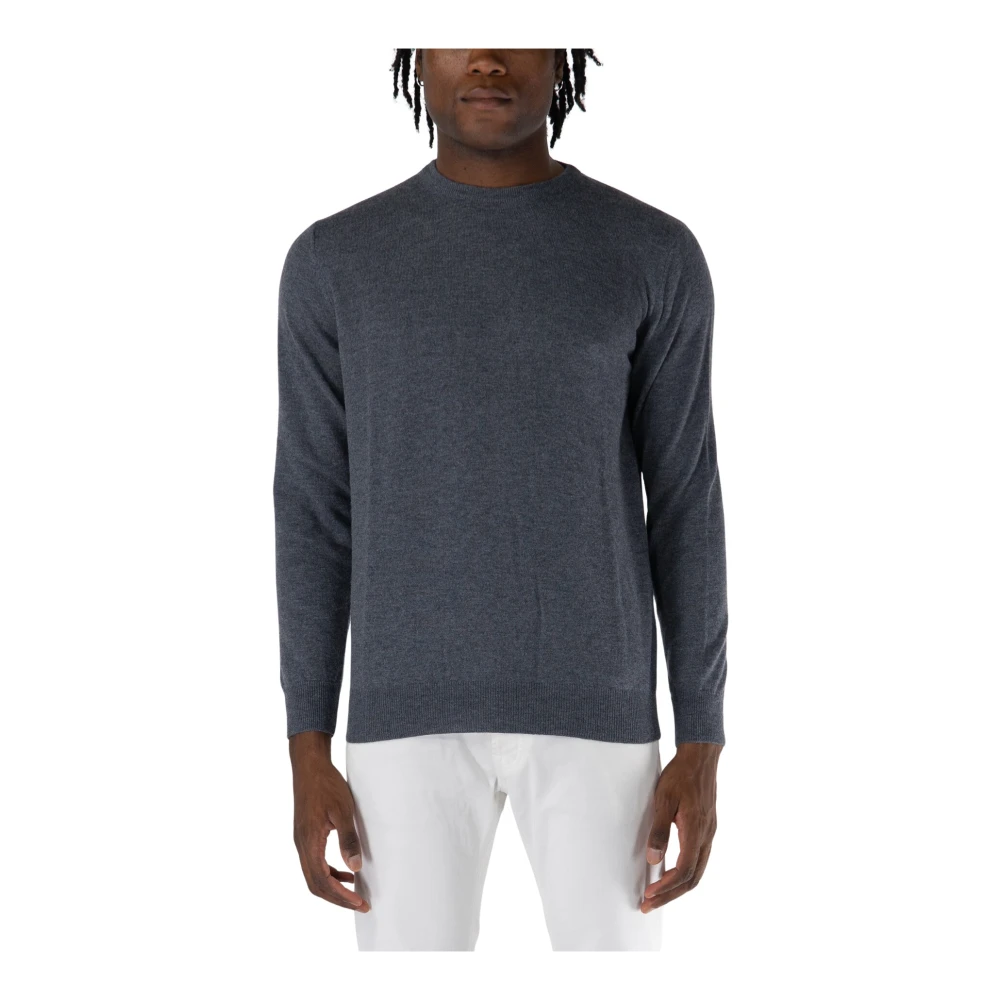 Kangra Men's Gray Crew Neck Sweater