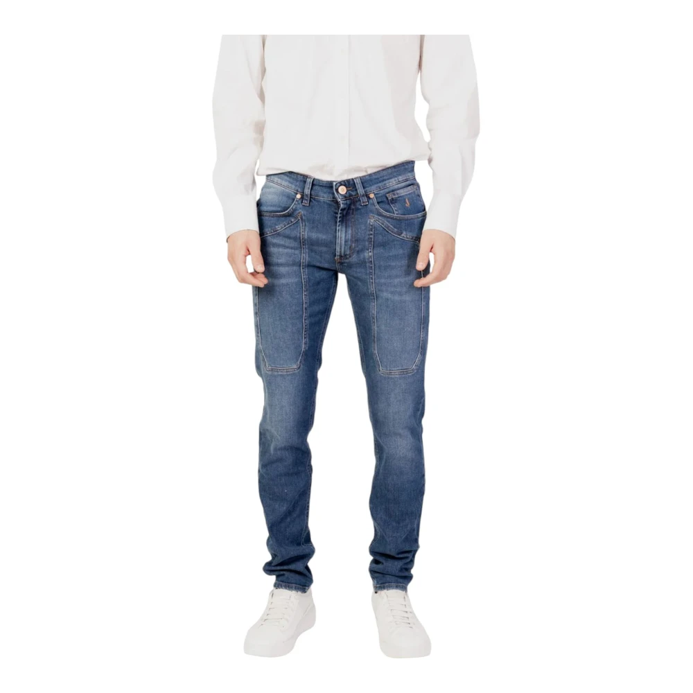 Jeckerson Klassieke Denim 5-Pocket Jeans Blue Heren
