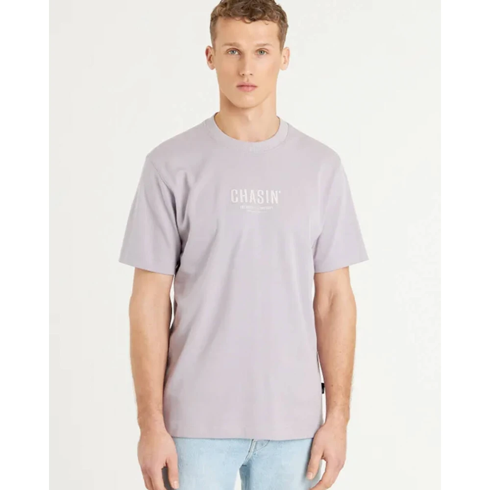 Chasin Korte Mouw T-shirt Mayor Purple Heren