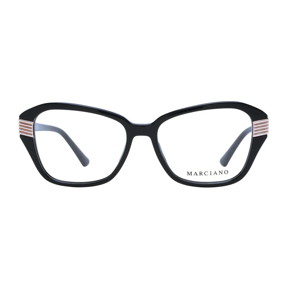 Guess Zwarte Rechthoekige Optische Brillen met Veerscharnier Black Dames