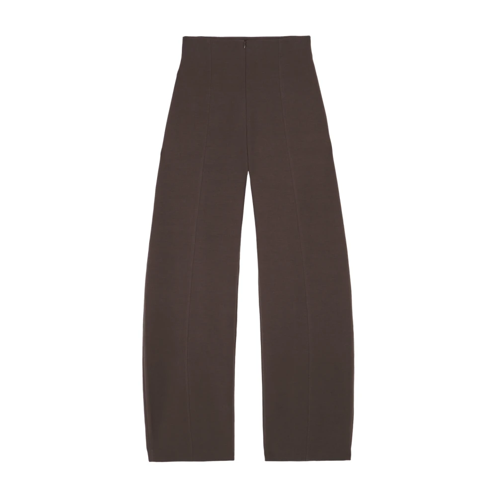 Cortana Bawa hoog getailleerde bruine broek Brown Dames