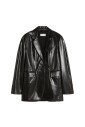 blazer-long-en-cuir-noir