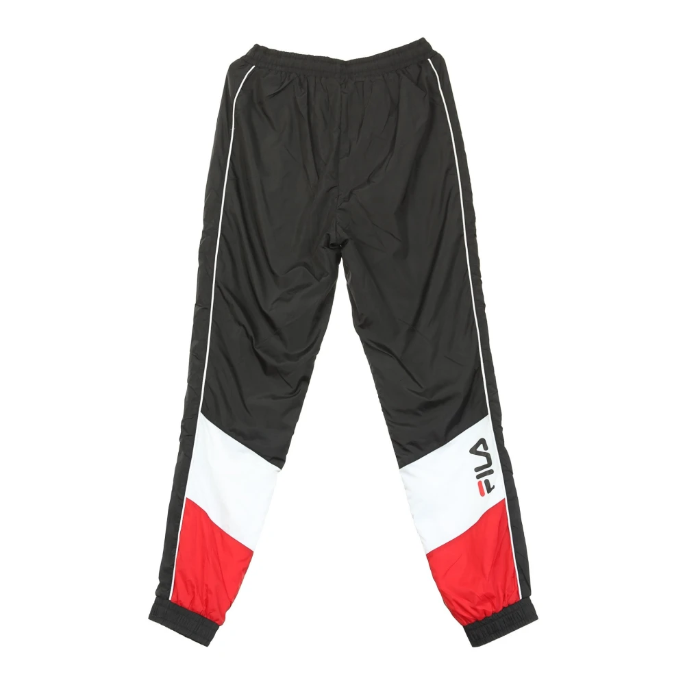 Fila Rode en witte heren trainingsbroek Black Heren