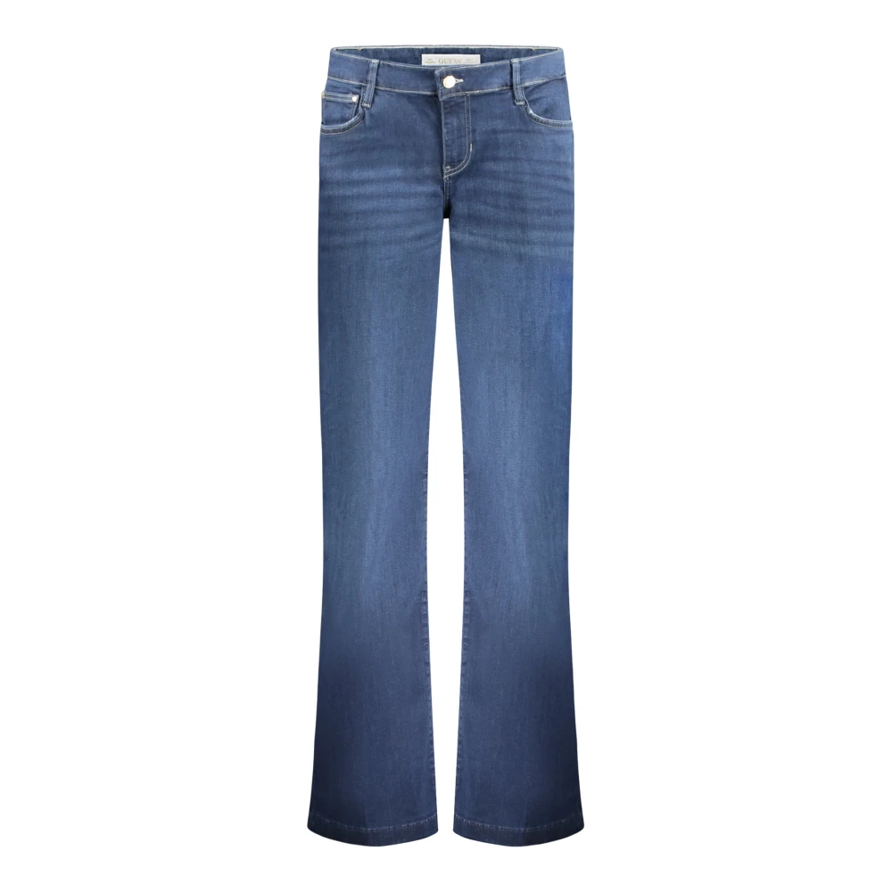 Guess Blauwe Wide Leg Palazzo Broek Blue Dames