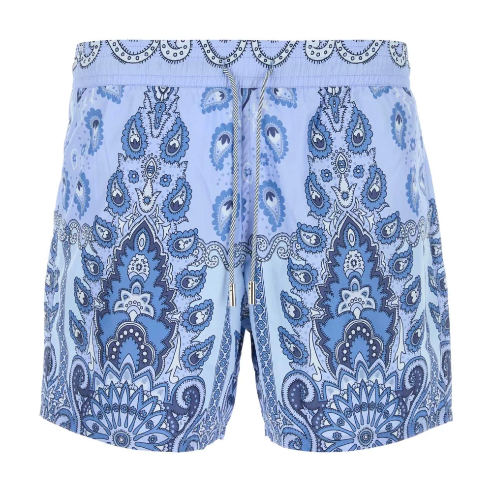 ETRO Stijlvolle bedrukte zwemshorts Blue Heren