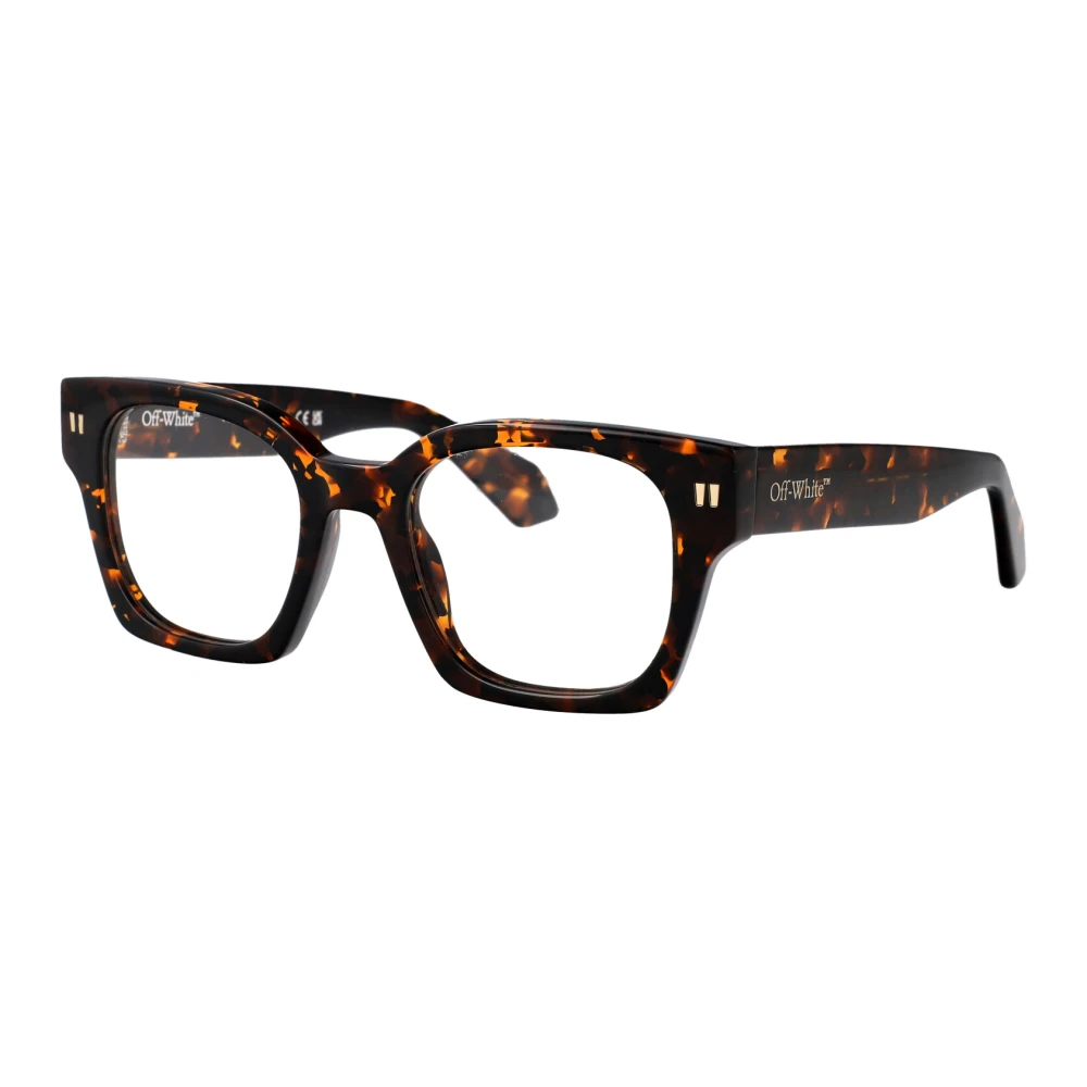 Off White Unisex Brown Glasses, 50 Mm, Stylish Optical Eyewear Style 7U