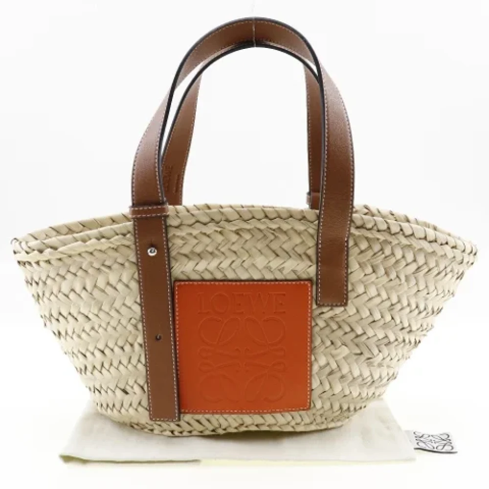 Loewe Pre-owned Canvas handbags Beige Dames