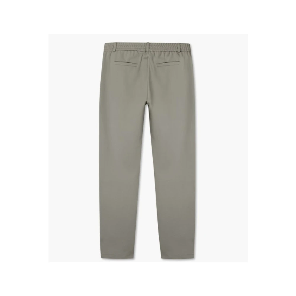 Pure Path Slimme Taupe Broek voor Stijlvolle Look Gray Heren