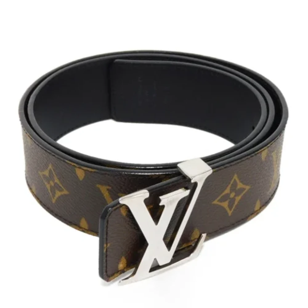 Louis Vuitton Vintage Pre-owned Leather belts Black Dames
