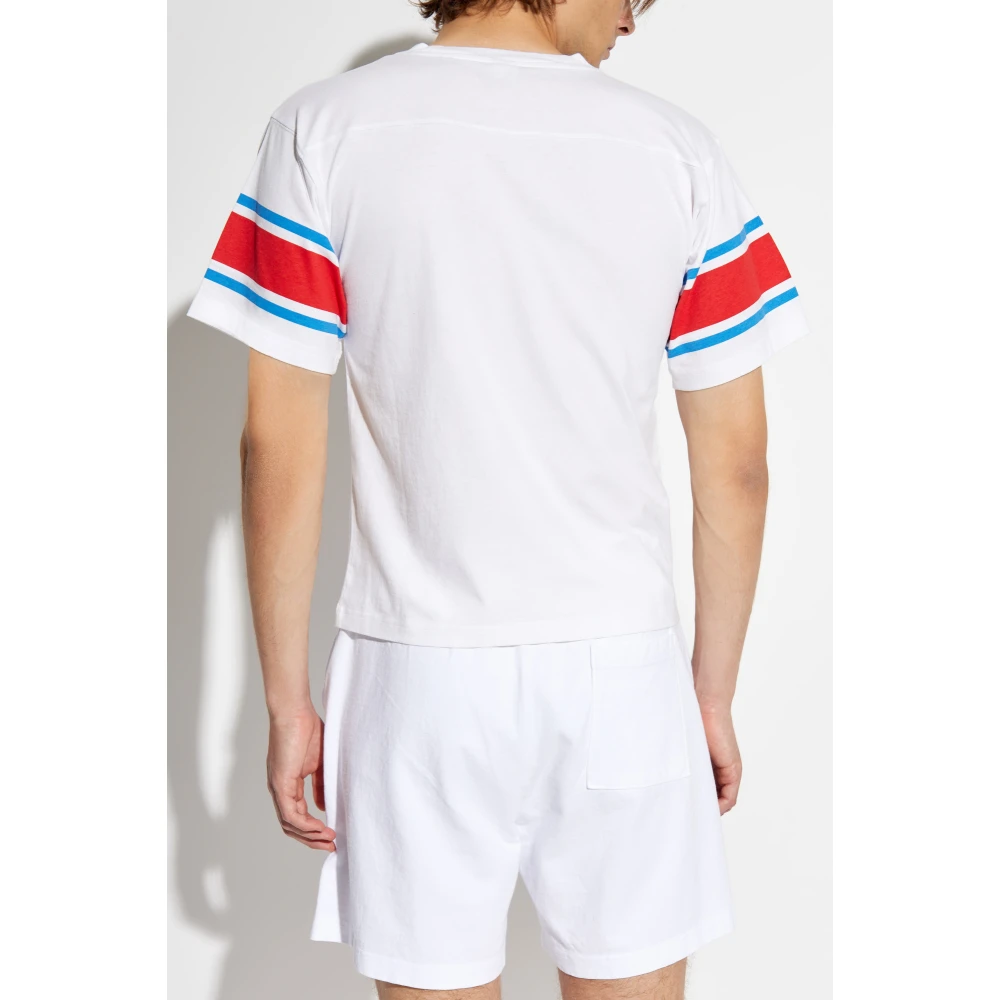 Sporty & Rich Katoenen T-shirt White Unisex