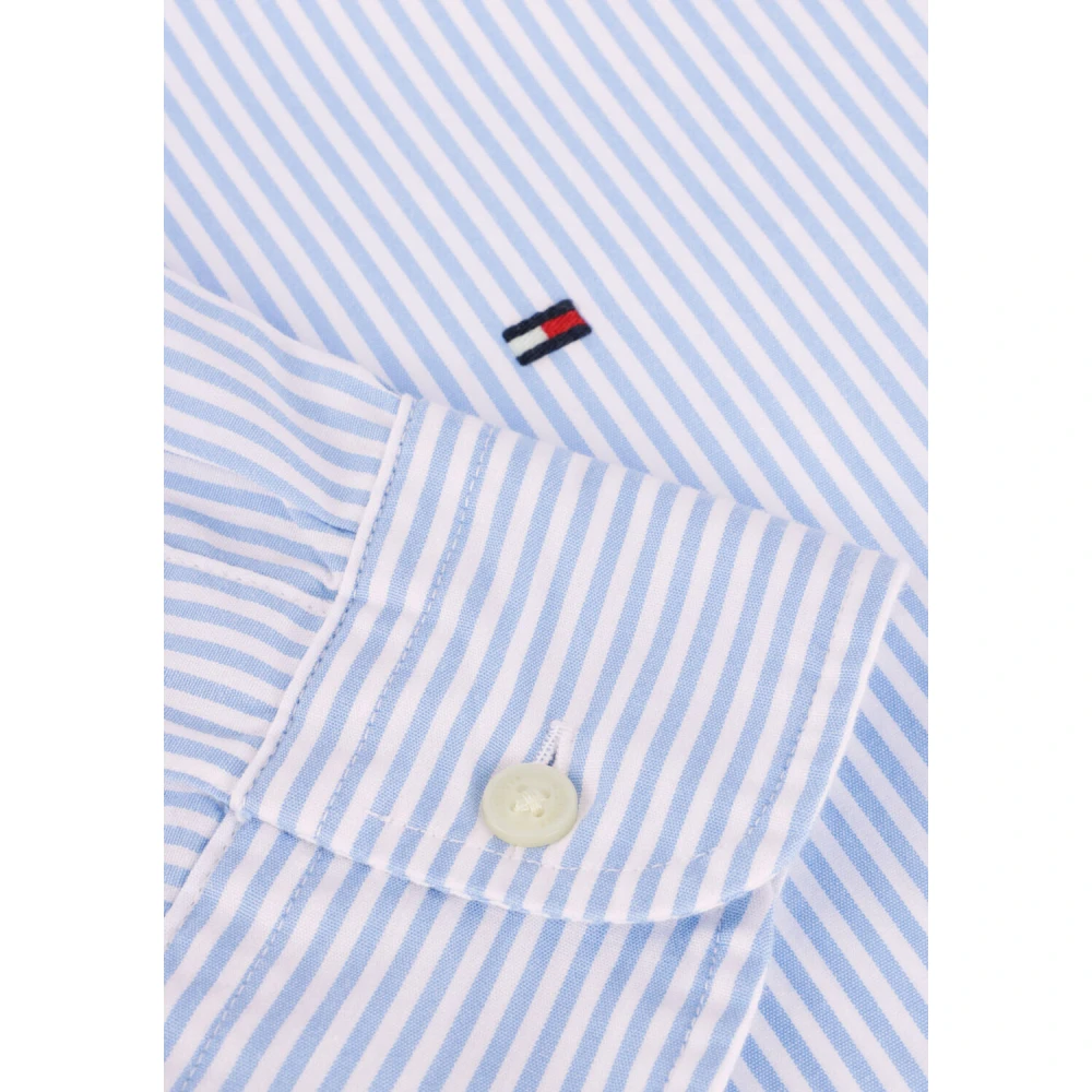 Tommy Hilfiger Klassieke Flex Poplin Business Overhemd Blue Heren