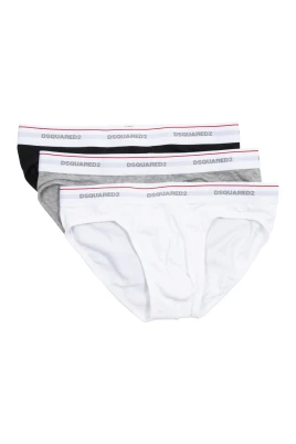 Plain Briefs 3-pack med resår i midjan