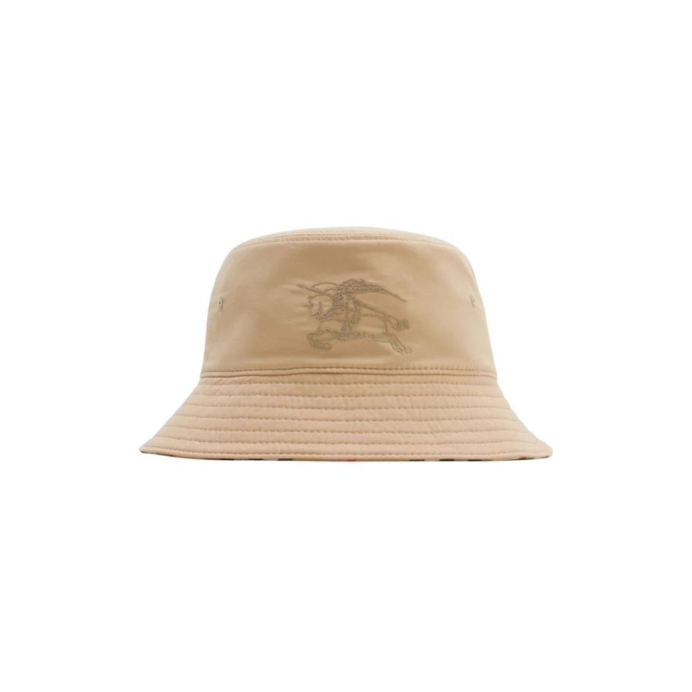 Burberry Unisex Kids Beige Junior Sand Bucket Hat - Hats & Caps - 8 Y - Kids