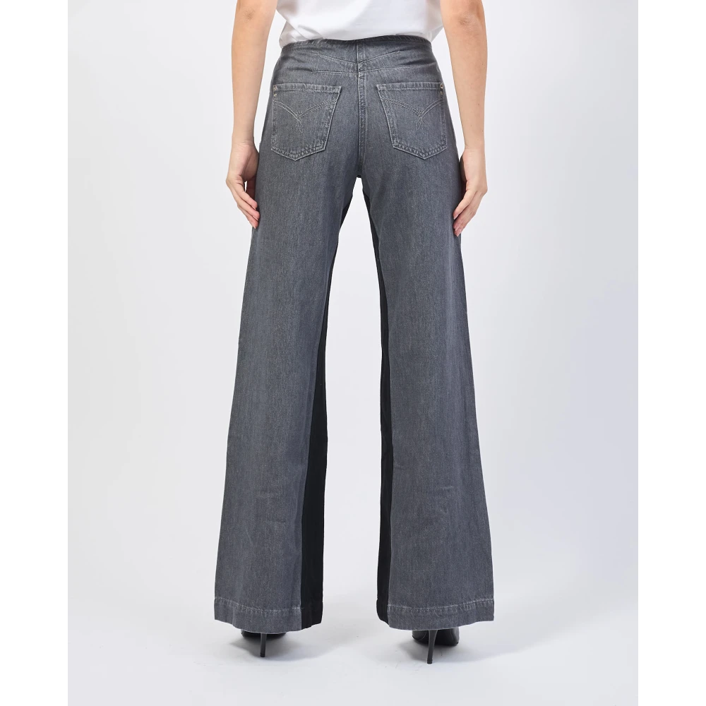 PATRIZIA PEPE Grijze Elegante Jurk Gray Dames