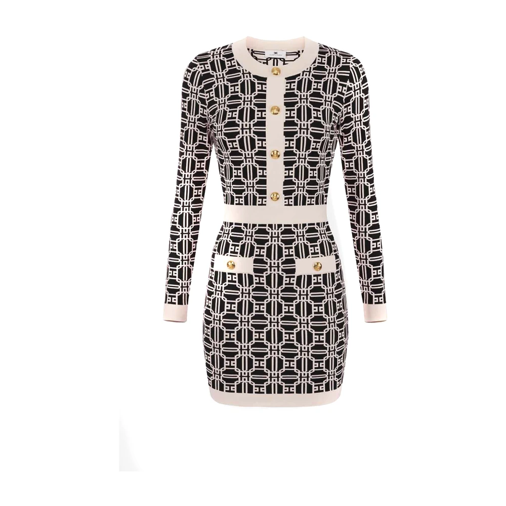 Elisabetta Franchi Stijlvolle Jurken voor elke gelegenheid Multicolor Dames