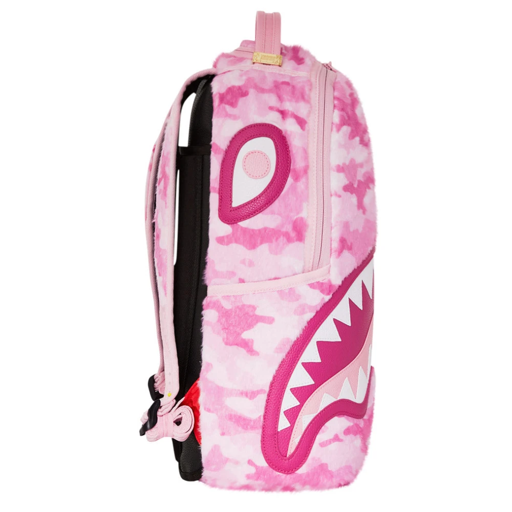 Sprayground Roze Haai Bont Rugzak Pink Unisex