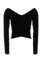 gerimpelde-v-hals-pullover-top