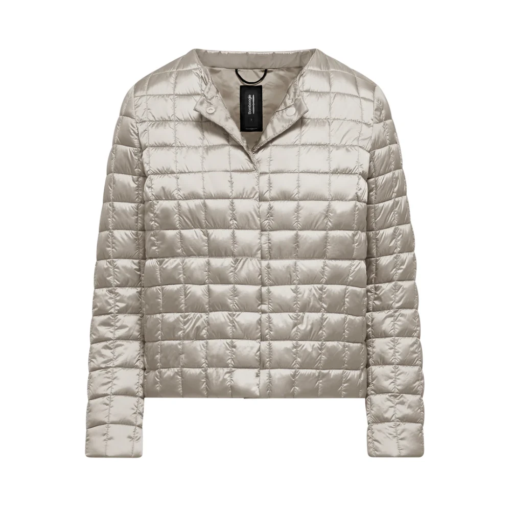 Bomboogie Kvinno Grå Jackor Dam, M, Nylon, Piumino I Nylon