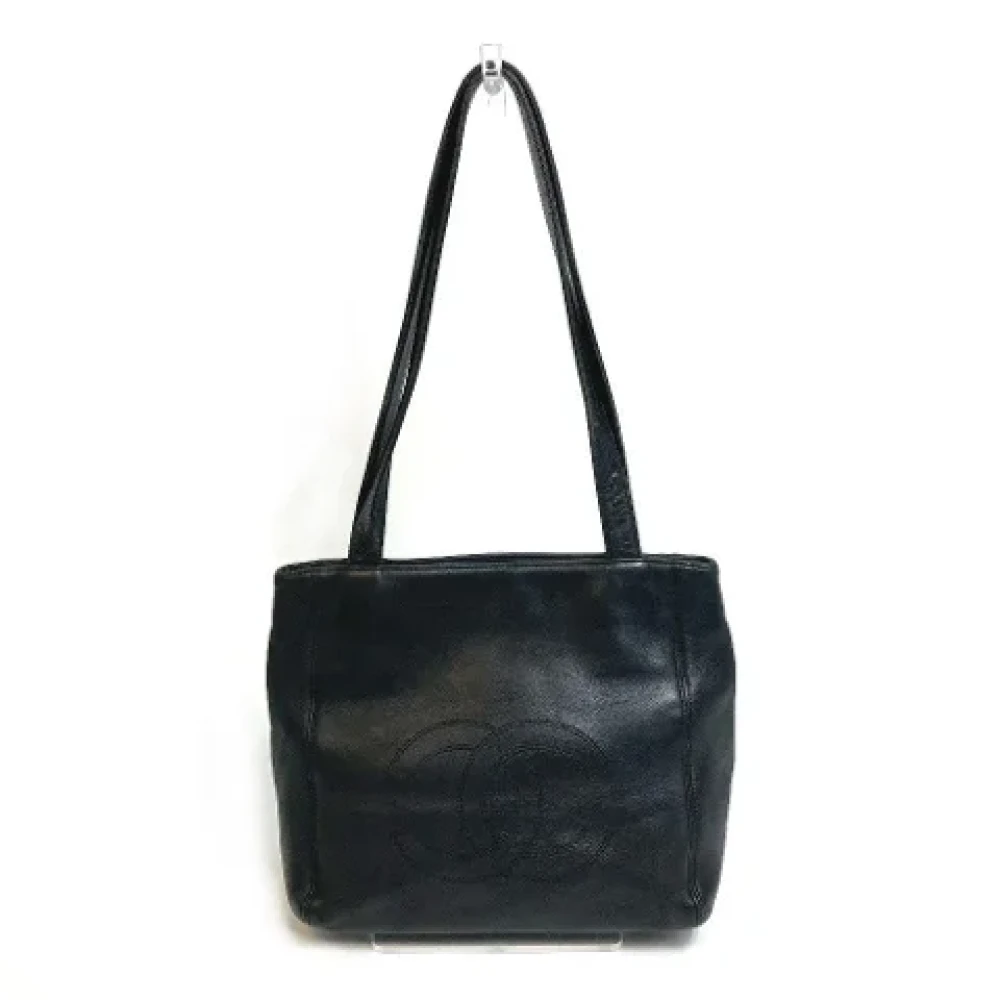 Chanel Vintage Pre-owned Leather chanel-bags Black Dames
