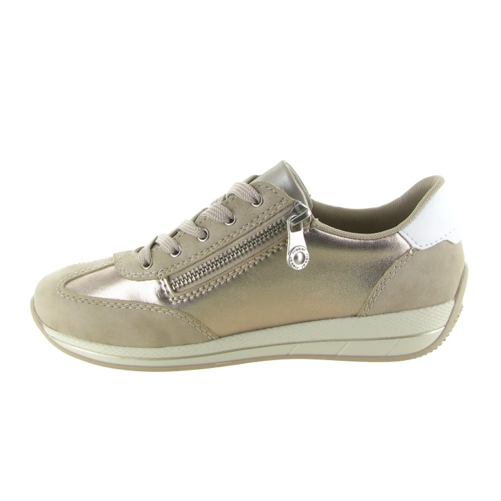 Rieker N1103 Xlarge Dames Schoenen Beige