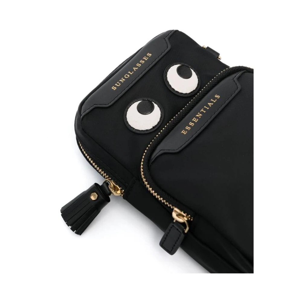 Anya Hindmarch Eyes Essentials Crossbody Tas Black Dames