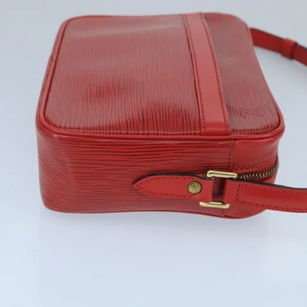 Louis Vuitton Vintage Pre-owned Leather shoulder-bags Red Dames