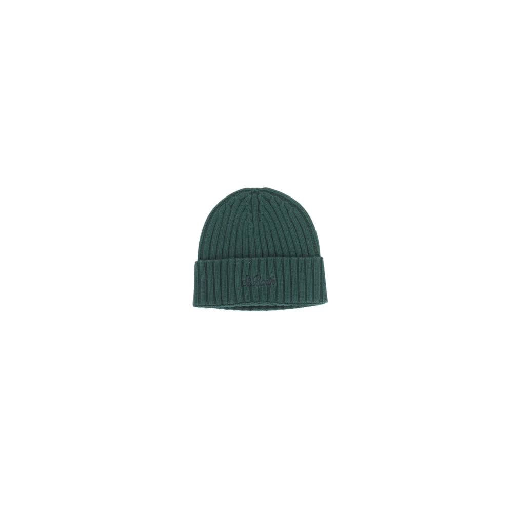 Saint Barth Groene Logo Front Wollen Hoed Green Unisex
