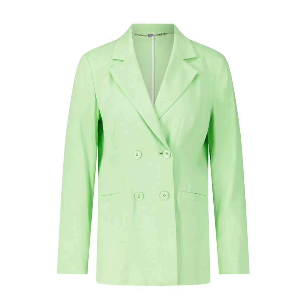 Marc Cain Linneblazer Klassisk Stil Green, Dam