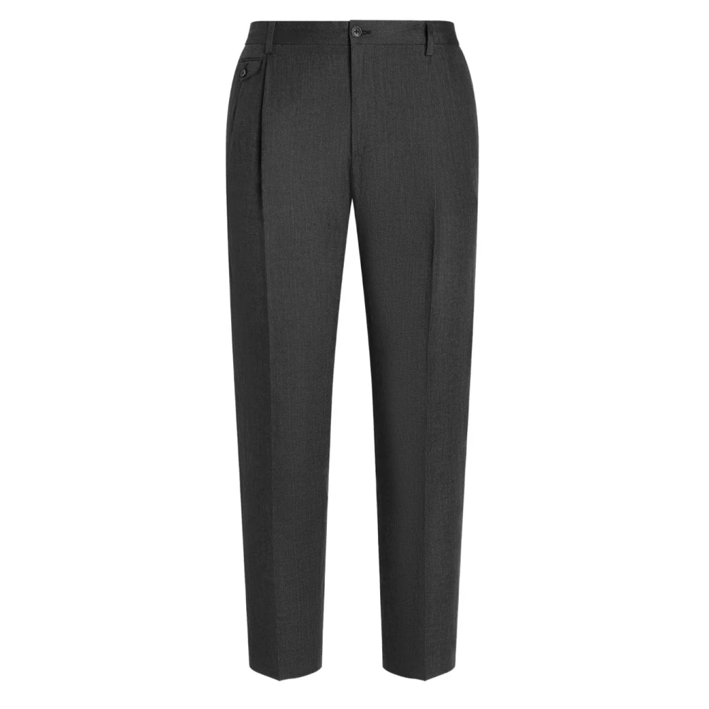 Dolce & Gabbana Men's Gray Stylish Trousers For - Suit Trousers - 2XL - Trousers