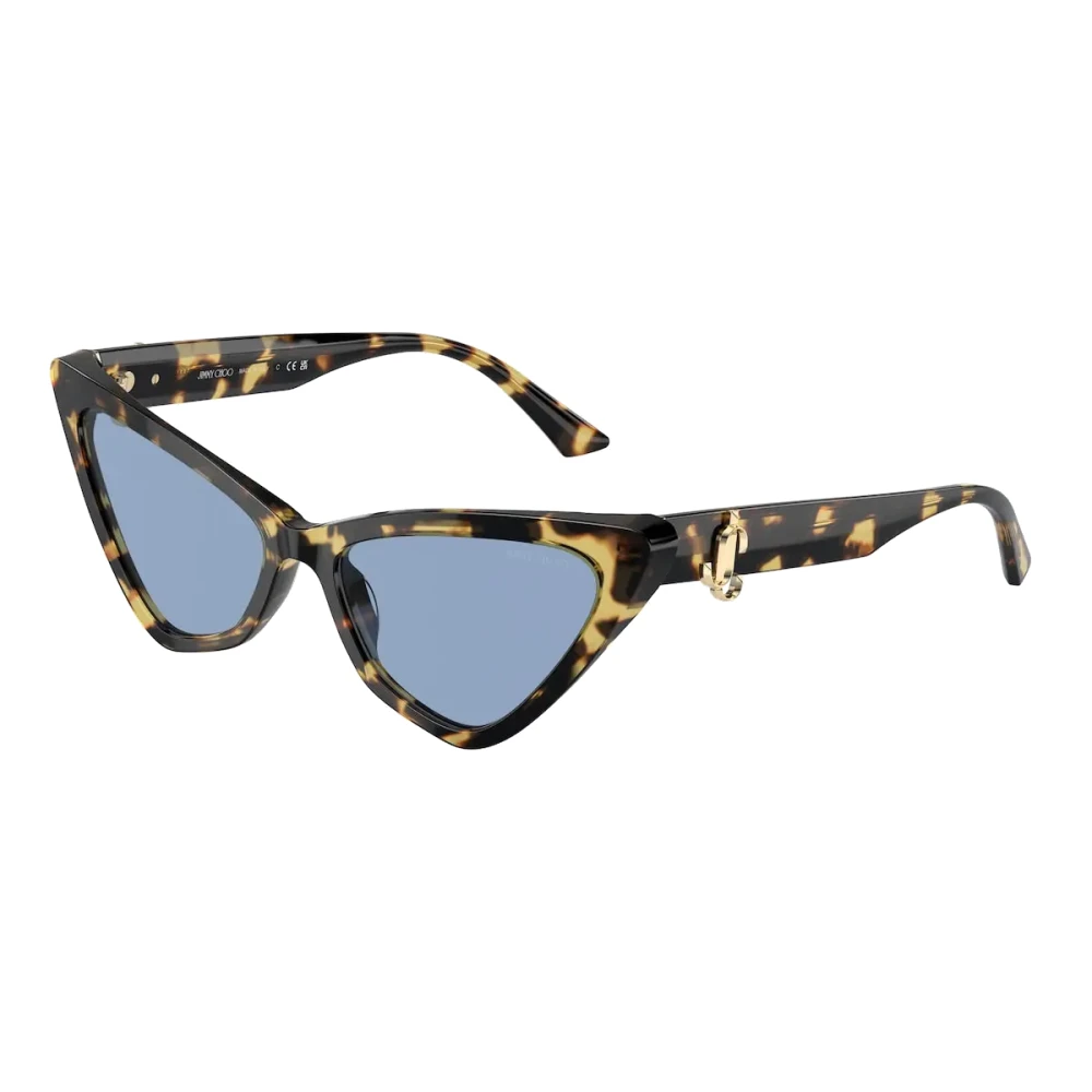 Jimmy Choo Women's Light Blue Woman Jc5008 500472 Sunglasses Acetate Havana Cat Eye Normal - Image 3